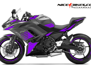 Foliendesign Ninja 650 2026 Manga Violett