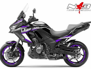 Foliendesign Kawasaki Versys 1000 Bj. 2020 Manga Violett