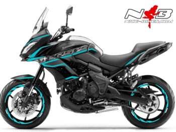 Foliendesign Kawasaki Versys 650 Bj. 2020 Light Blue