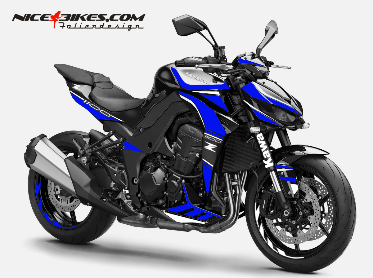 Foliendesign Z1100 2026 Racing Blue
