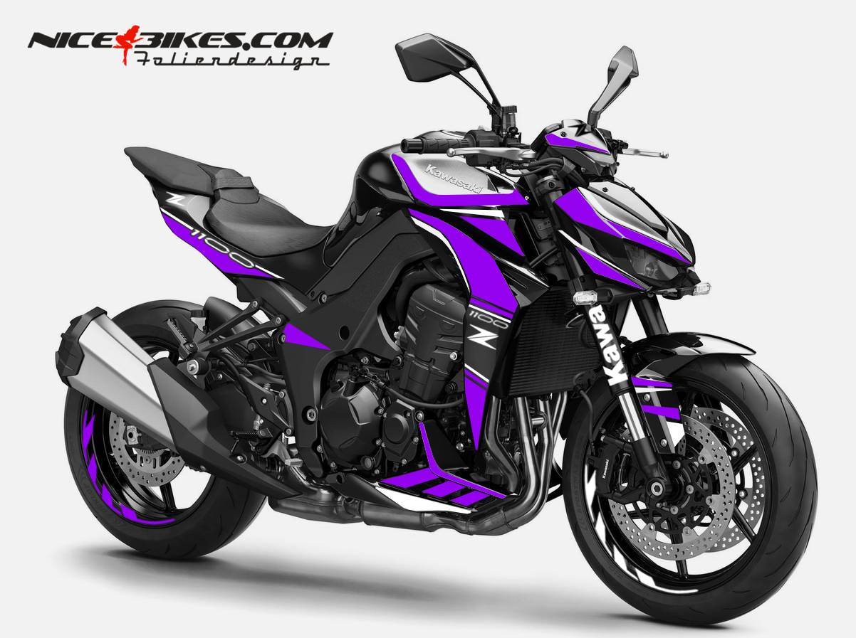 Foliendesign Z1100 2026 Manga Violett