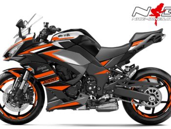 Foliendesign Kawasaki Z1000SX Evil Orange