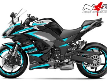 Foliendesign Kawasaki Z1000SX Light Blue