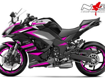 Foliendesign Kawasaki Z1000SX Pretty Pink