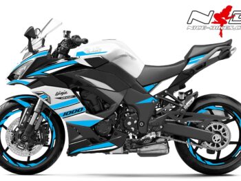 Foliendesign Kawasaki Z1000SX Light Blue