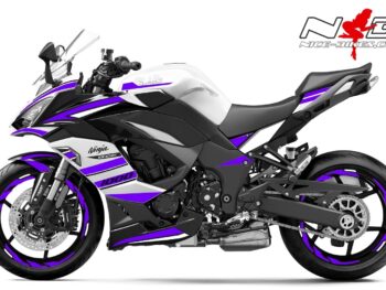 Foliendesign Kawasaki Z1000SX Manga Violett