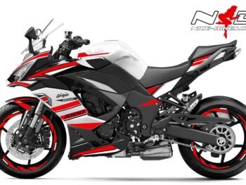 Foliendesign Kawasaki Z1000SX Racing Red