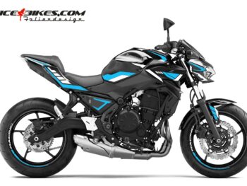 Foliendesign Kawasaki Z650  Light Blue