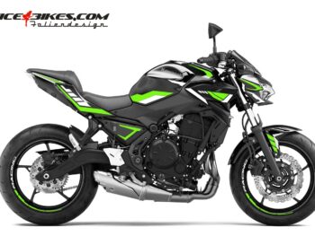 Foliendesign Kawasaki Z650  Limegreen