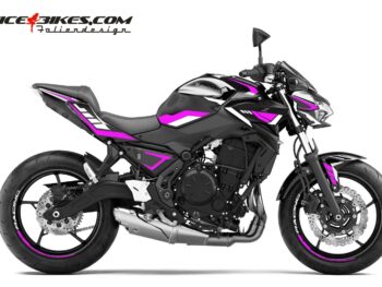 Foliendesign Kawasaki Z650  Pretty Pink