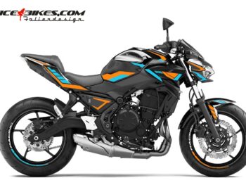 Foliendesign Kawasaki Z650  Gulf Design