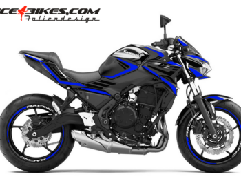 Foliendesign  Z650 2025 Racing Blue