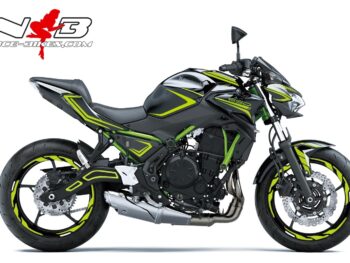 Foliendesign Kawasaki Z650 Bj. 2020 Lime Green