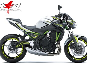 Foliendesign Kawasaki Z650 Bj. 2020 Lime Green