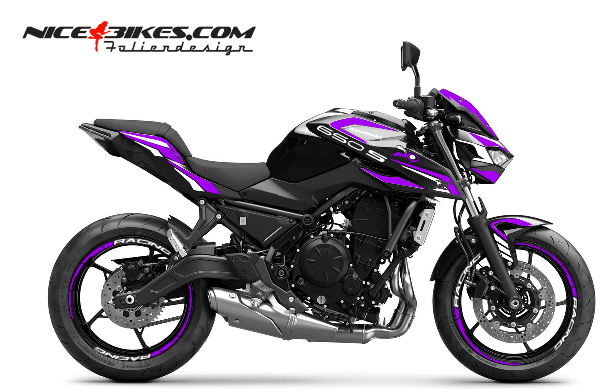 Foliendesign Z650 2026 Manga Violett