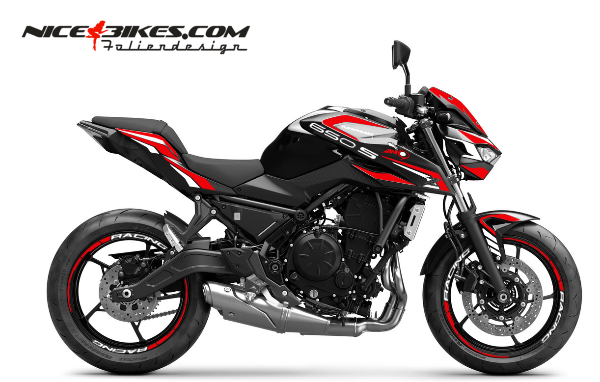 Foliendesign Z650S 2026 Racing Red