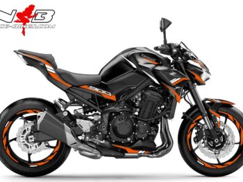 Foliendesign Kawasaki Z900 Bj. 2020 Evil Orange