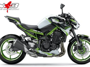 Foliendesign Kawasaki Z900 Bj. 2021 Lime Green