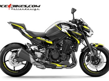 Foliendesign Kawasaki Z900 Hornet Yellow