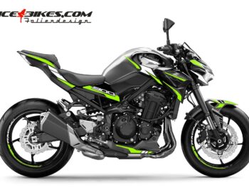 Foliendesign Kawasaki Z900  Limegreen