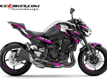 Foliendesign Kawasaki Z900 Pretty Pink