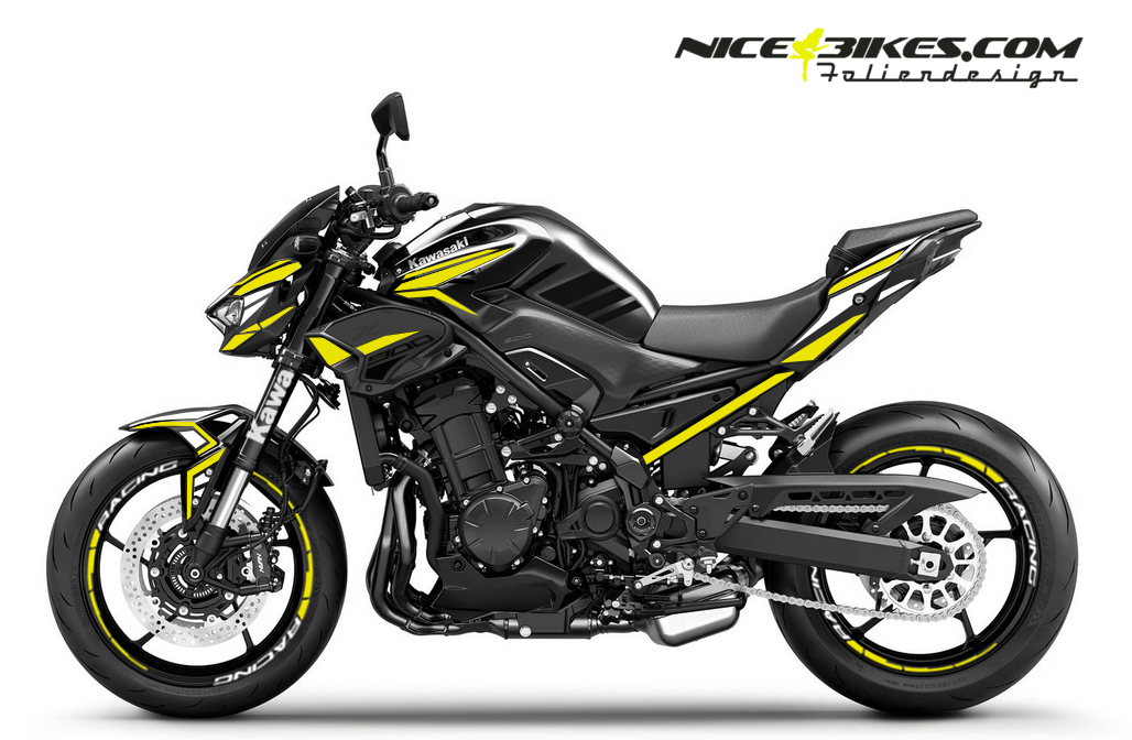 Foliendesign Z900 2025-26 Hornet Yellow