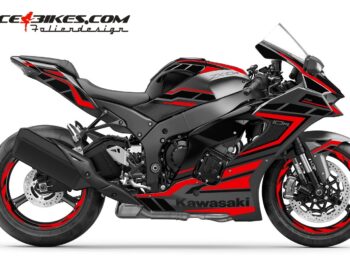 Foliendesign Kawasaki ZX-10R 23 Racing Red