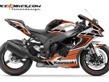 Foliendesign Kawasaki ZX-10R 23 Evil Orange