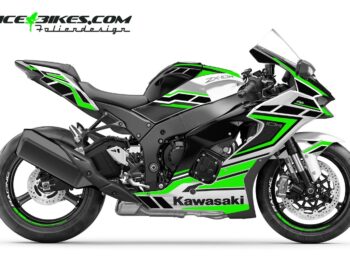 Foliendesign Kawasaki ZX-10R 23 Limegreen