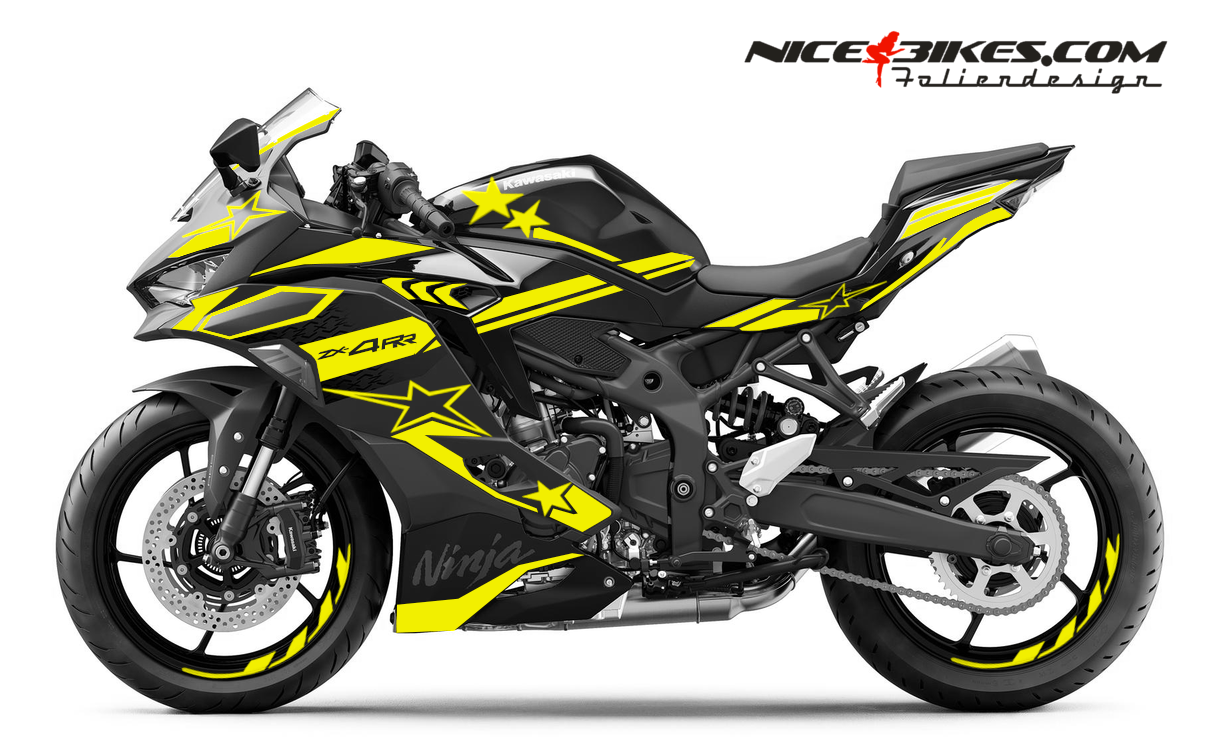 Foliendesign Ninja ZX-4RR 2026 Hornet Yellow