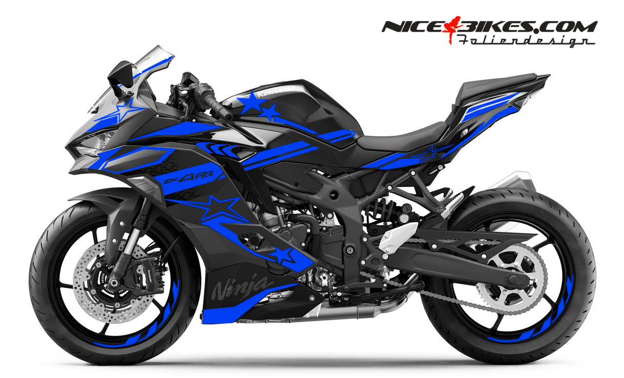 Foliendesign Ninja ZX-4RR 2026 Racing Blue