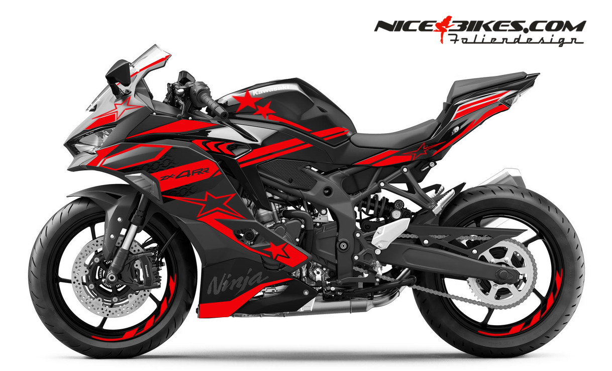 Foliendesign Ninja ZX-4RR 2026 Racing Red