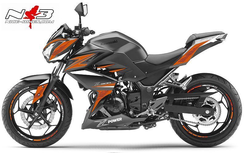 Z300 Power Dekor orange auf schwarzer Maschine