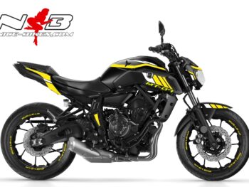 MT07 gelb/weiß auf schwarzer Maschine 2018