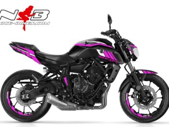 MT07 pink weiß auf schwarzer Maschine 2019