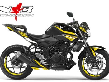 MT03 gelb weiß auf schwarzer Maschine 2019