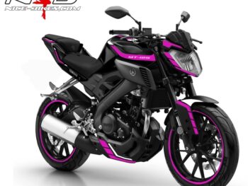 MT125 pink auf schwarzer Maschine