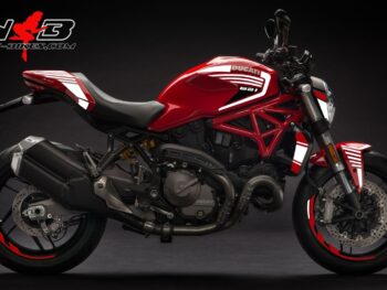 Foliendesign DUCATI  Monster 821 Bj. 2020 Racing White