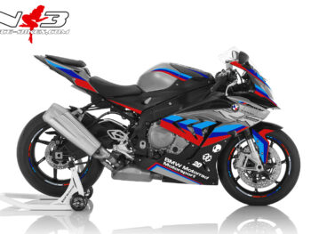 Dekorsatz S1000RR MOTORSPORT EDITION auf schwarz/grauer Maschine 2017-18