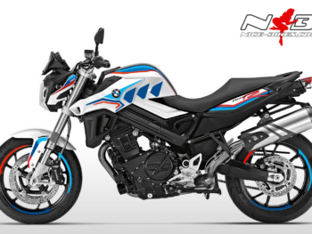 F800R Motorsport Dekor auf Lightwhite Maschine 2019/20