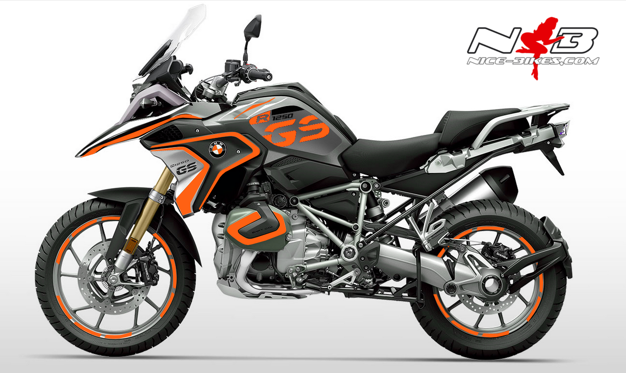 BMW GS Edition orange auf Blackstorm metallic Maschine 2019/20
