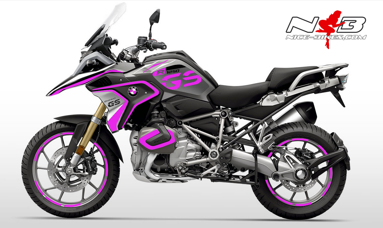 BMW GS Edition pink auf Blackstorm metallic Maschine 2019/20