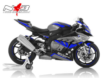 Dekorsatz S1000RR EDITION blau auf schwarz/grauer Maschine 2017-18