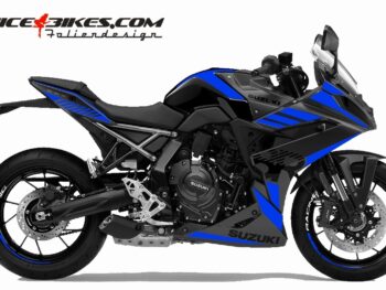 Foliendesign Suzuki GSX-8R Racing Blue