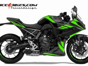 Foliendesign Suzuki GSX-8R Limegreen