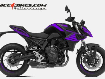 Foliendesign Suzuki GSX-8S 24 Manga Violett