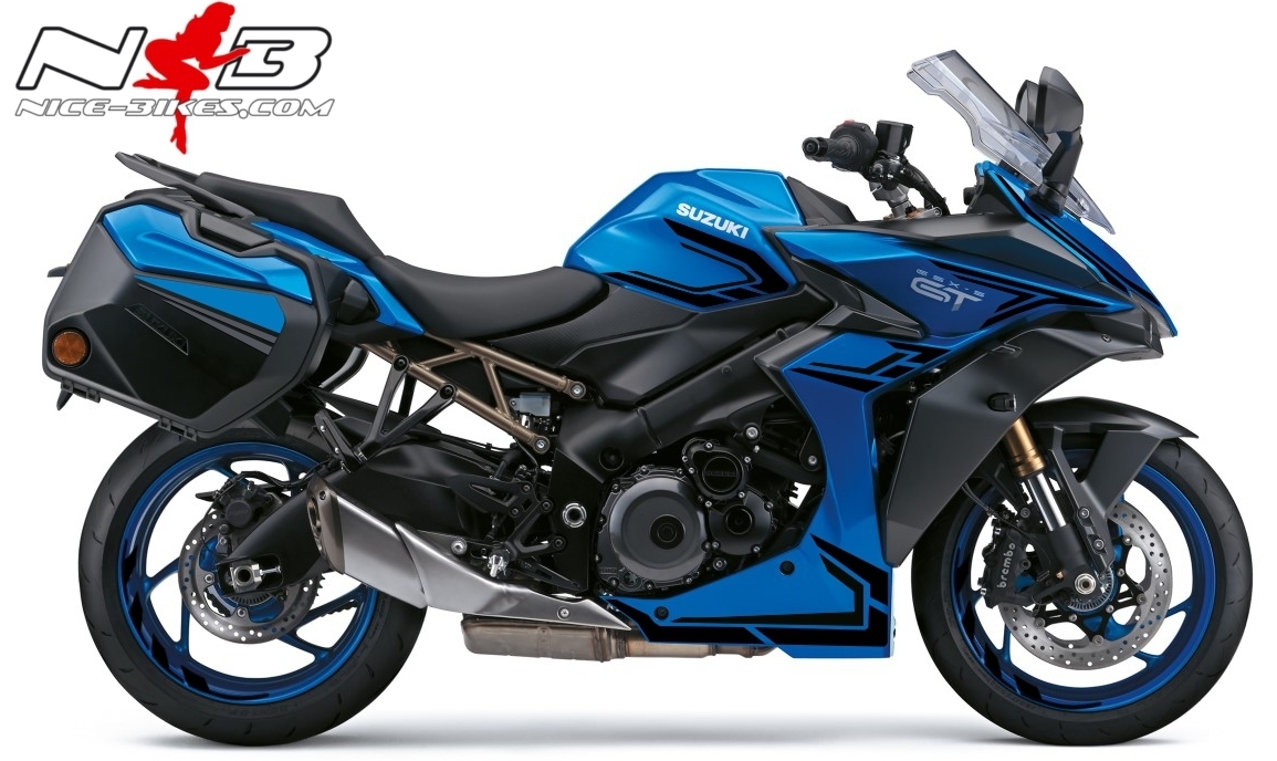 Foliendesign GSX-S1000GT Magic Black 2022