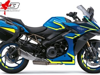 Foliendesign GSX-S1000GT Neon Yellow 2022