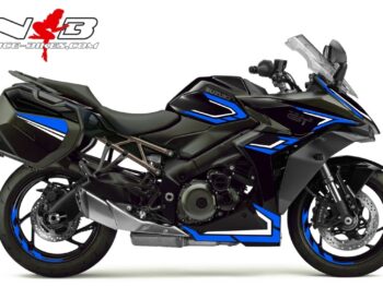Foliendesign GSX-S1000GT Racing Blue 2022