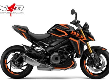 Foliendesign GSX-S1000  Evil Orange